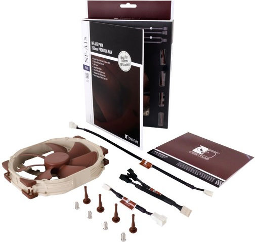 Noctua NF-A15 Вентилатор За Кутия 140мм (1200 Оборота / 67.98 CFM) Без Светодиодно Осветление И Свързване 4-Изводна ШИМ Кафяв