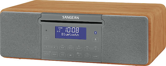 Sangean Soundsystem 2 DDR-47BT DDR-47BT 14W mit CD / Digitale Medien Player und Bluetooth Braun