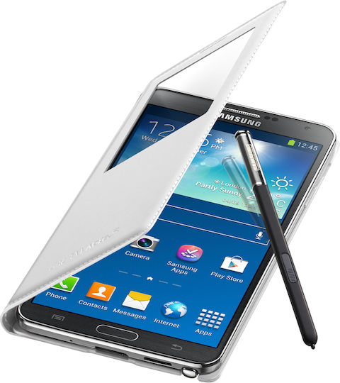 Samsung EF-CN900BW Book Δερματίνης Λευκό (Galaxy Note 3)