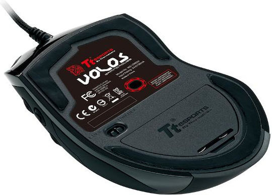 Thermaltake Volos RGB Laser Gaming Ποντίκι 8200 DPI Μαύρο