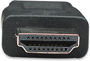Manhattan Cable HDMI male - mini HDMI male 1.8m Μαύρο