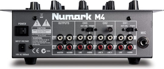 Numark M4 Analoger Mischpult 3.0 Kanäle