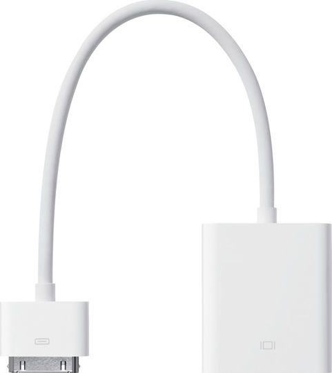 Apple MC552 Μετατροπέας Apple 30-pin female σε VGA female Λευκό 1τμχ