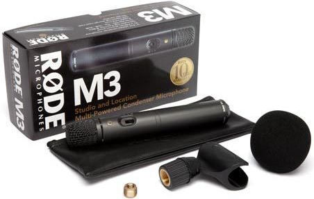 Rode M-3 Πυκνωτικό Μικρόφωνο XLR Χειρός, Shock Mounted για Φωνητικά