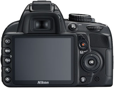 Nikon DSLR Φωτογραφική Μηχανή D3100 Body