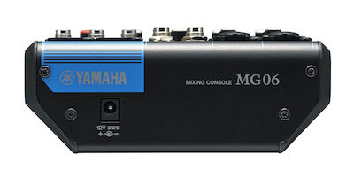 Yamaha Consolă Analogică 6 Canale cu Putere fantomă & 2 Intrări XLR