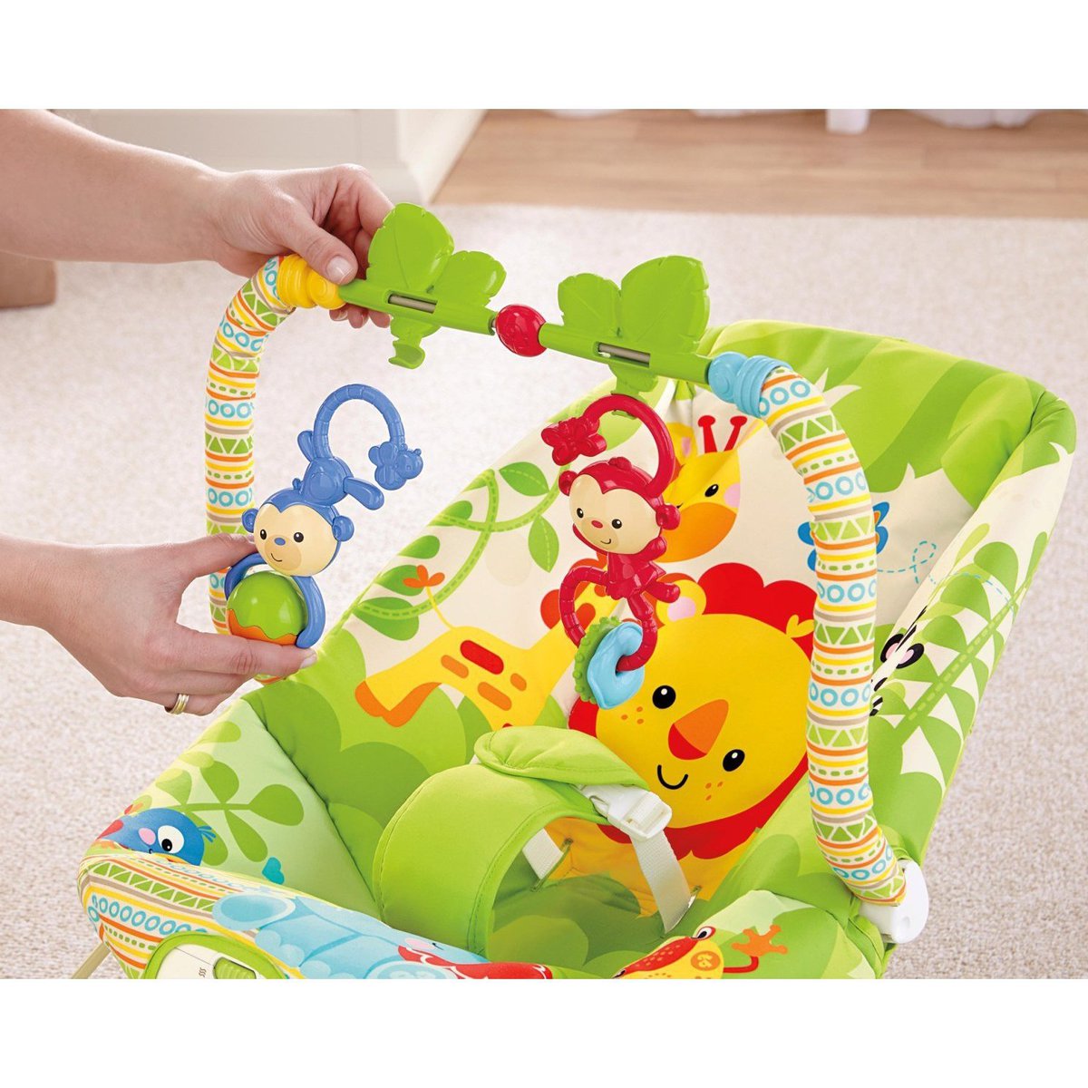 fisher price jungle bouncer instructions