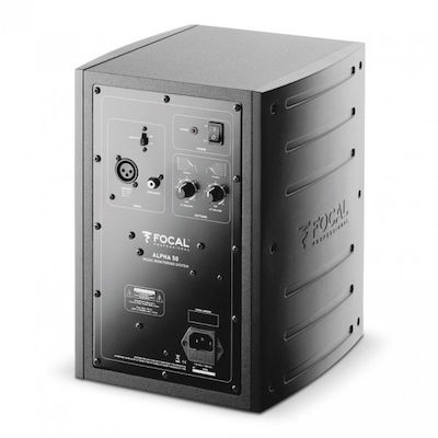 Focal Αυτοενισχυόμενο Ηχείο Studio Monitor 2 Δρόμων Alpha 50 55W (Τεμάχιο) Μαύρο
