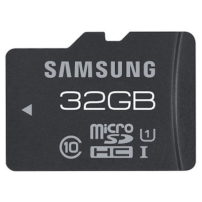 Samsung Pro microSDHC 32GB Class 10 U1 UHS-I με αντάπτορα