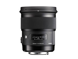 Sigma Full Frame Camera Lens 50mm f/1.4 DG HSM Art Steady for Canon EF Mount Black