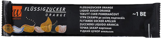 Wellion Liquid Sugar With Orange Flavour 10 Pieces Special Food Supplement 10 x 15gr Orange