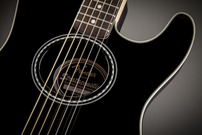 Fender Полуакустичен Акустична китара Stratacoustic Black