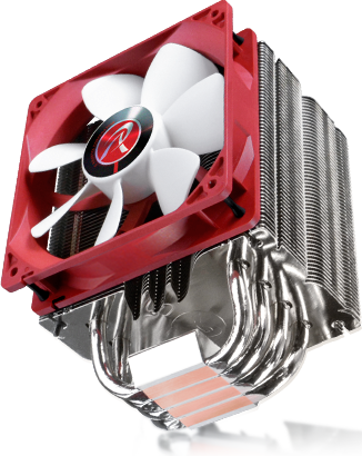 Raijintek Themis Evo CPU Cooling Fan for 115x Socket Red