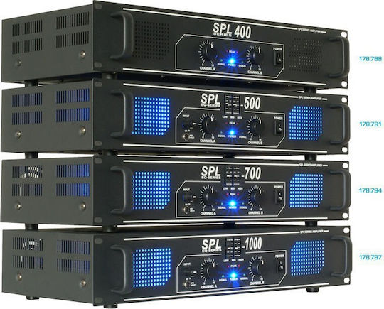 Skytec SPL 400 Τελικός Ενισχυτής PA 2 Καναλιών 200W/4Ω