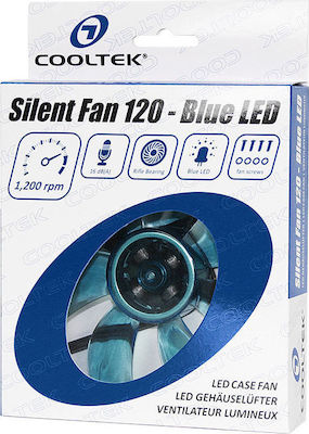 Cooltek Silent Fan LED Case Fan με Σύνδεση 3-Pin Skroutz.gr