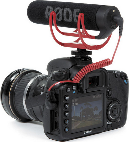 Rode VideoMic GO Condenser (Small Diaphragm) Microphone 3.5mm Shock Mounted for Camera