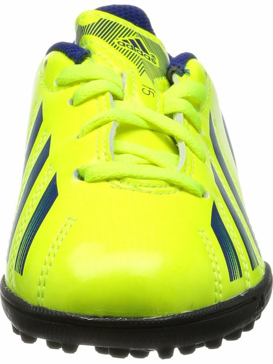 Adidas Παιδικά Ποδοσφαιρικά Παπούτσια F5 TRX με Σχάρα Κίτρινα