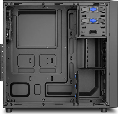 VS4-W Midi Tower Κουτί Υπολογιστή με Πλαϊνό Παράθυρο Μαύρο