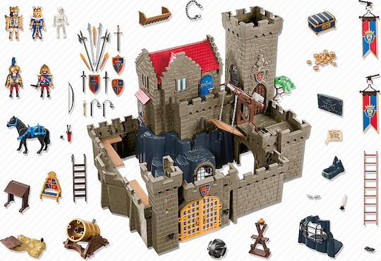 Playmobil Ritter Königliche Burg der Löwenherz-Ritter für 4-10 Jahre