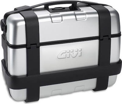 Givi Monokey Motorcycle Hard Side Case Set 33lt in Gray Colour