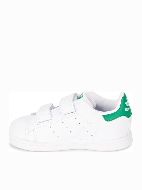 Adidas Παιδικά Sneakers mit Klettverschluss Cloud White / Green ->