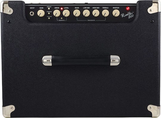 Fender Rumble 200 Combo Ενισχυτής Ηλεκτρικού Μπάσου 1 x 15" 200W Μαύρος