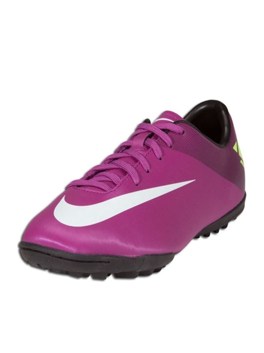 Nike Παιδικά Ποδοσφαιρικά Παπούτσια Mercurial Victory II με Σχάρα Μωβ