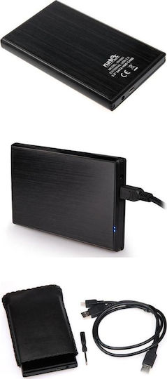 Natec Rhino USB 2.0 Case for Hard Drive 2.5" SATA III with Connection USB 2.0