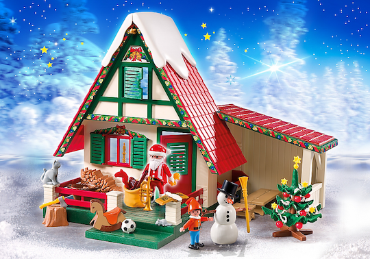 Playmobil Коледа Колибата на Дядо Коледа за 4-10 години