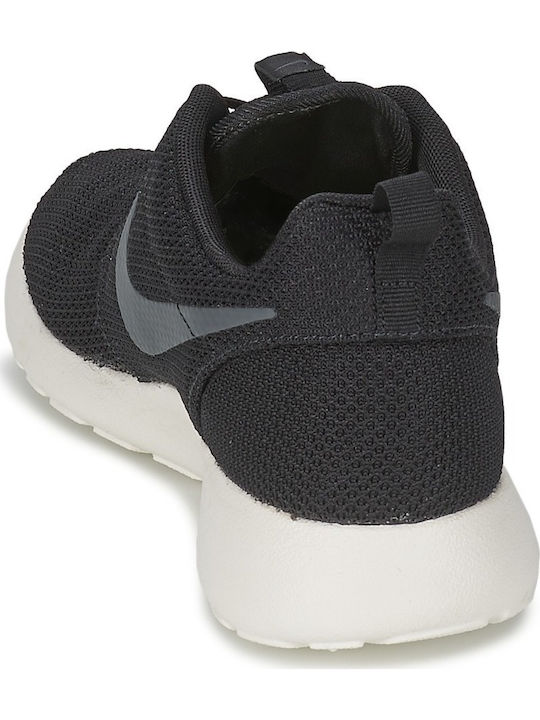 Roshe Run Herren Sneakers Black / Anthracite Sail