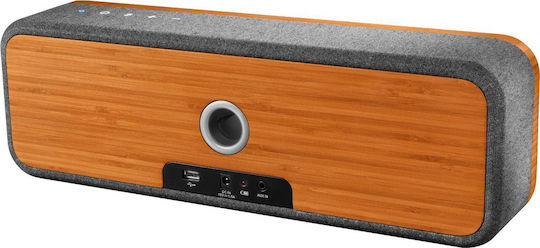 Get Together Ηχείο Bluetooth 16W με Διάρκεια Μπαταρίας έως 8 ώρες Καφέ
