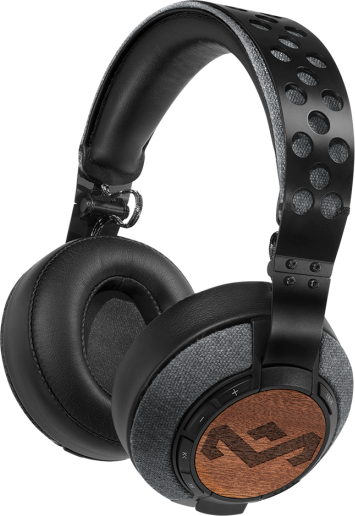 The House Of Marley Liberate XLBT Ασύρματα Bluetooth Over Ear Ακουστικά Μαύρα