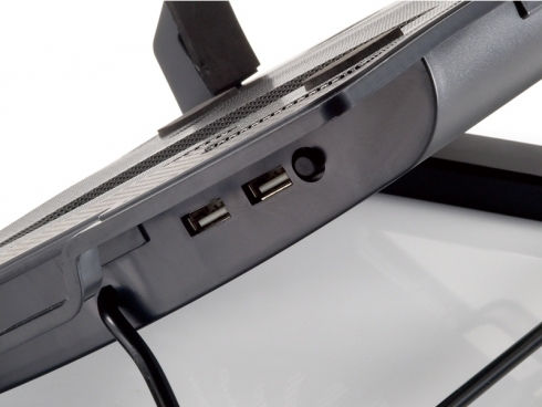 Conceptronic Cooling Pad για Laptop έως 17" με 1 Ανεμιστήρα και Φωτισμό (CNBCOOLSTAND1F)