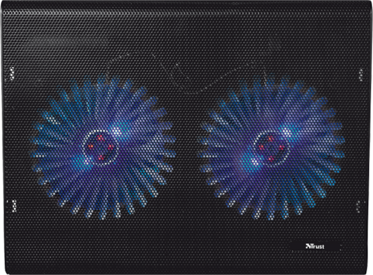 Trust Azul Cooling Pad για Laptop έως 17.3" με 2 Ανεμιστήρες και Φωτισμό