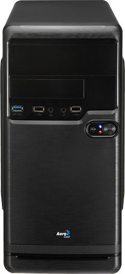 Aerocool QS-182 Mini-Turm Computergehäuse Schwarz