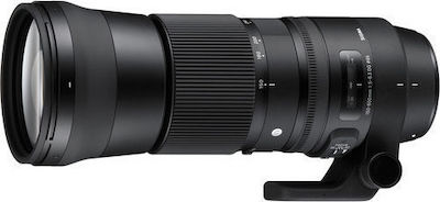 Sigma Full Frame Camera Lens 150-600mm F5-6.3 DG OS HSM Contemporary Telephoto / Tele Zoom for Canon EF Mount Black