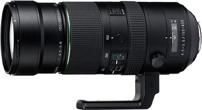 Pentax Crop Φωτογραφικός Φακός HD D FA 150-450mm F4.5-5.6 ED DC AW Tele Zoom για Pentax K Mount Μαύρος