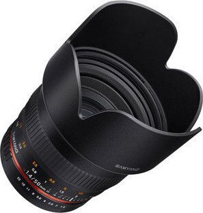 Samyang Full Frame Camera Lens 50mm f/1.4 AS UMC Fixed for Canon EF Mount Black