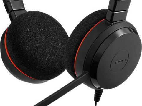 Jabra Evolve 20 On Ear Multimedia Ακουστικά με μικρόφωνο και σύνδεση USB-A