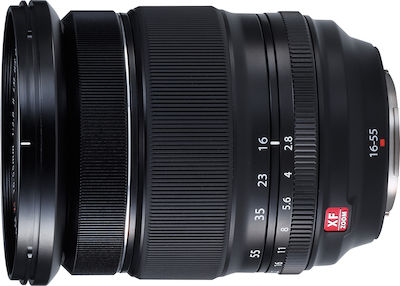 Fujifilm Crop Camera Lens Fujinon XF 16-55mm f/2.8 R LM WR Standard Zoom for Fujifilm X Mount Black