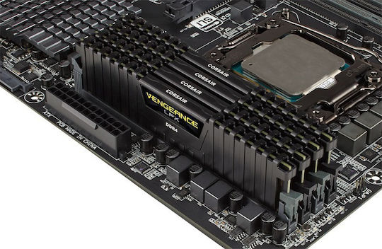Corsair Vengeance LPX DDR4 με Module 1x4GB και Ταχύτητα 2400 για Desktop