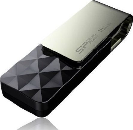 Silicon Power 16GB USB 3.0 Stick Μαύρο