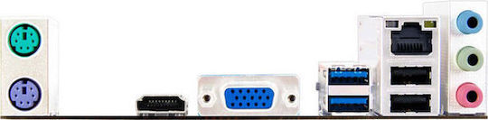 Biostar H81MHV3 Ver. 7.x Motherboard Micro ATX με Intel 1150 Socket