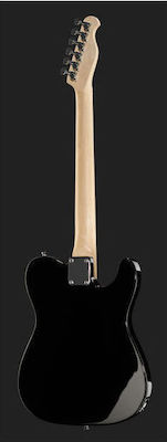 Harley Benton Ηλεκτρική Κιθάρα TE-20 για Αριστερόχειρες με SS Διάταξη Μαγνητών Ταστιέρα Rosewood σε Χρώμα Black