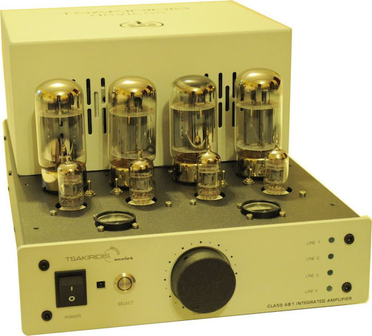 Tsakiridis Devices Aeolos Plus Λαμπάτος Ολοκληρωμένος Ενισχυτής Hi-Fi Stereo 45W/8Ω Ασημί