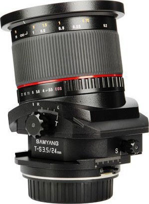 Samyang Full Frame Φωτογραφικός Φακός T-S 24mm f/3.5 ED AS UMC Wide Angle / Tilt-Shift για Sony E Mount Μαύρος