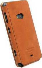 Krusell Kiruna Book Synthetic Leather Brown (Lumia 625)