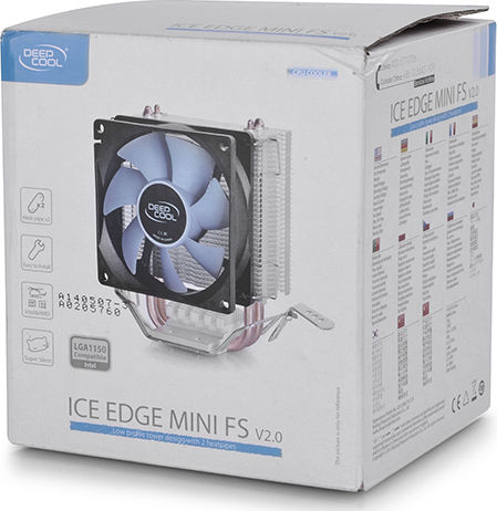 Deepcool Ice Edge Mini FS V2.0 Ψύκτρα Επεξεργαστή για Socket 115x/AM3/AM3+ Μπλε