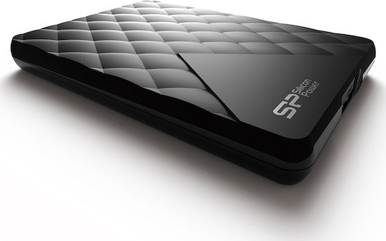 Silicon Power Diamond D06 USB 3.0 External 2.5" HDD 1TB Black