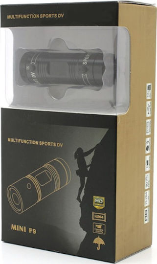 Sports DV Mini F9 DVR Action-Kamera Full HD (1080p) Unterwasser Schwarz